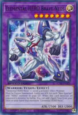 Elemental HERO Brave Neos (SGX4-ENA26) - Common - 1st Edition-image