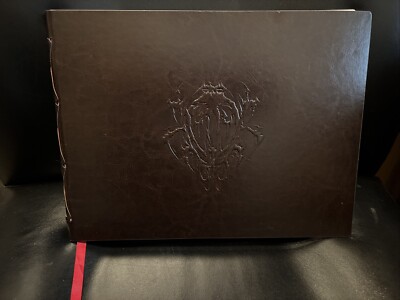 Elder Scrolls The Improved Emperors Guide to Tamriel Leather Book RARE W/ MAP-image