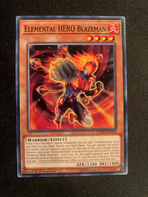 Elemental HERO Blazeman - LEHD-ENA16 - Yu-Gi-Oh Card N/M-image