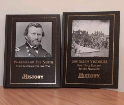2 USA Civil War Hardcover Books Warriors of the North - Southern Victories-image