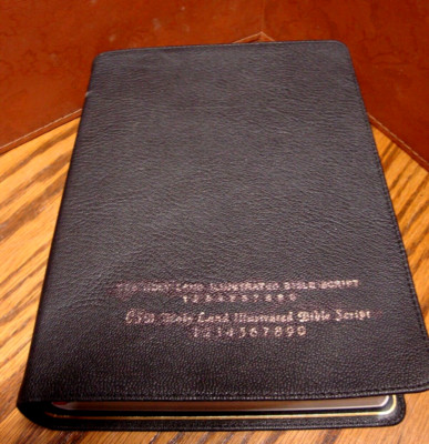 CSB Study Bible, Holman Holy Land Illustrated~Premium Black Goatskin Cover   F24-image