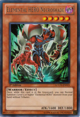 Yu-Gi-Oh! - Elemental HERO Necroshade  (LCGX-EN015) - Legendary Collection 2 - N-image