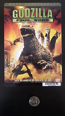Godzilla Final Wars - SCIFI Blockbuster Video Backer Card MINI ART POSTER 5.5X8-image