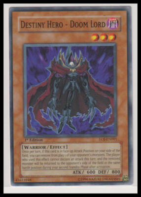Destiny Hero - Doom Lord Enemy of Justice #EOJ-EN001-image