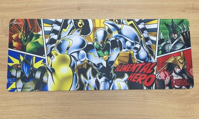 yugioh rush duel harf playmat Elemental HERO Shining Flare Wingman japan-image