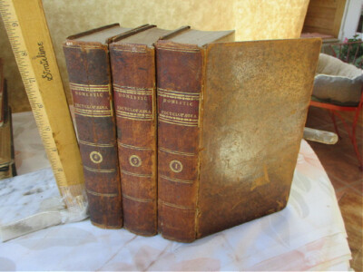 3 Vols.DOMESTIC ENCYCLOPAEDIA,Encyclopedia,1802, Woodcuts,,Vols.1, 3, 4-image