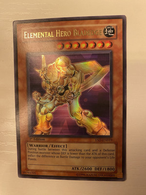 Elemental Hero Bladedge - YSD-EN019 - 1st Edition - Ultra Rare - LP-image