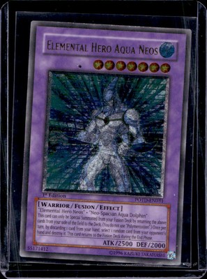 2006 Yu-Gi-Oh! 1st Edition Elemental HERO Aqua Neos #POTD-EN031-image