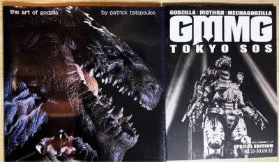 The Art of Godzilla 1st Ed japan IMPORT Art Book & GMMG Tokyo SOS set  c674-image