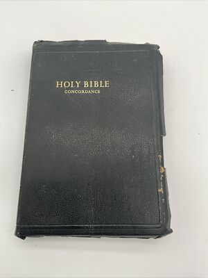 Holy Bible -KJV -World Publishing - Leather- Red Guilded- Maps- Illustrated. AJ-image