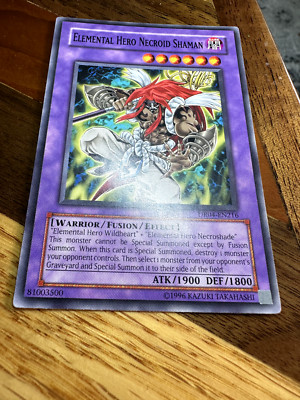 Elemental Hero Necroid Shaman DR04-EN216 Unlimited Edition Common LP + BONUS-image