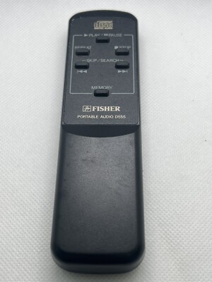 Original Genuine OEM Fisher DS55 Remote Control Replacement for Portable Audio-image