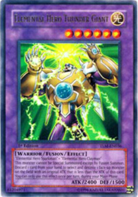 Yugioh! LP Elemental Hero Thunder Giant - TLM-EN036 - Ultra Rare - Unlimited Edi-image