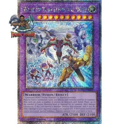 Yugioh! 1x Wake Up Your Elemental HERO MP24-EN018 Quarter Century Secret Rare NM-image