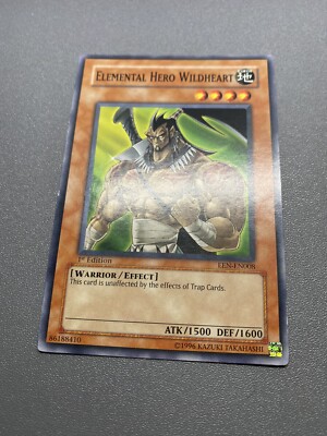 Yu-Gi-Oh! Elemental Hero Wildheart Common 1st Edition EEN-EN008 HP-image