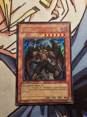 Destiny HERO - Malicious DP05-EN011 1st Edition NM -image