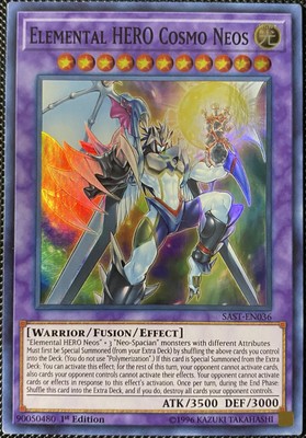 Elemental HERO Cosmo Neos SAST-EN036 Savage Strike 1st Edition-image