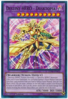 Yu-gi-oh! Destiny HERO - Dusktopia - LEHD-ENA32 - Common - 1st Edition M/NM X1-image