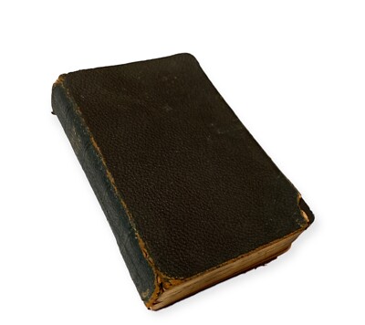Old Holy Bible Antique Leather with Maps Gold Edged, from 1899, Oxford Press-image