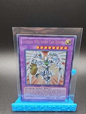 Yu-Gi-Oh! Elemental HERO Shining Flare Wingman LCGX-EN050, Secret Rare-image