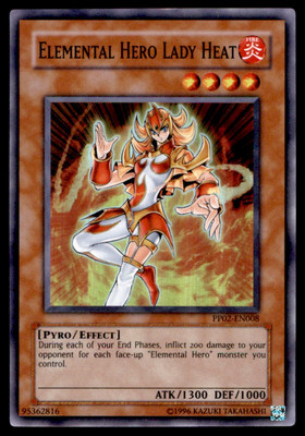Yu-Gi-Oh! Elemental Hero Lady Heat #PP02-EN008 Near Mint-image