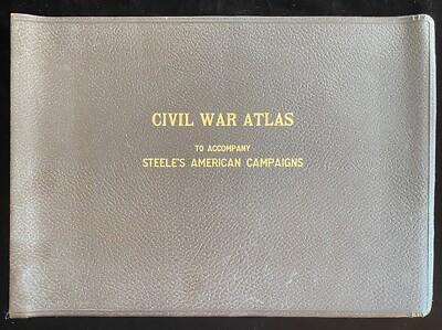 CIVIL WAR ATLAS To Accompany Steel's American Campaigns 1948-image
