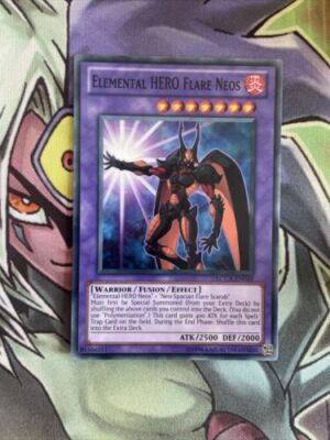 LCGX-EN058 Elemental Hero Flare Neos Common Unl Edition NM Yugioh Card-image