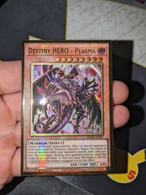 Yu-Gi-Oh! TCG Destiny Hero - Plasma Maximum Gold: El Dorado MGED-EN007 1st...-image
