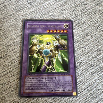 Elemental HERO Thunder Giant [1st Edition] DP1-EN011 YuGiOh Duelist Pack: Jaden-image