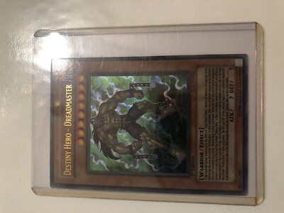 Yugioh Ultra Rare 1st Ed. Destony Hero - Dreadmaster. EOJ-EN004. Mint condition.-image