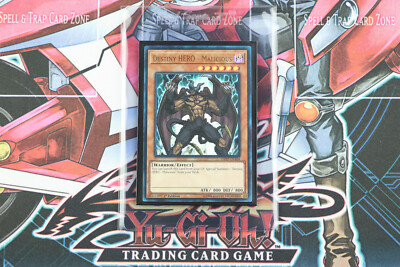 YuGiOh Destiny Hero - Malicious LEHD-ENA04 1st Edition Ultra Rare -image