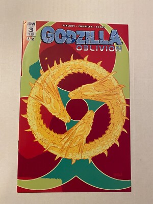 GODZILLA: OBLIVION #3 NM- 9.2 KING GHIDORA COVER ART IDW COMICS-image