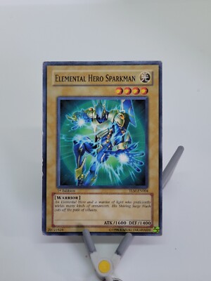 Yu-Gi-Oh! TCG Elemental Hero Sparkman 1st Edition TLM-EN004 LP-image