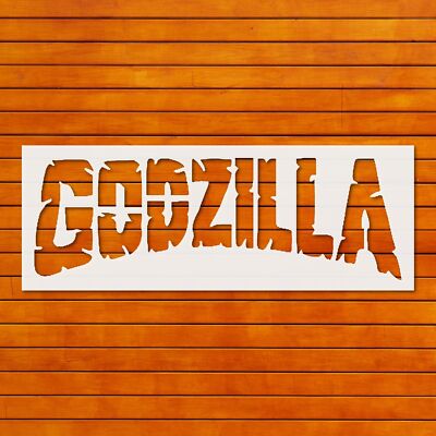 Godzilla Majestic Tribal Stencil Template Reusable for Wall Art, DIY Crafts, Fab-image