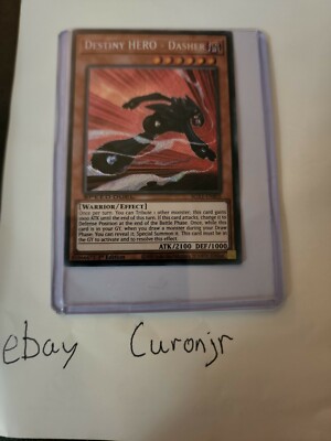 Yugioh Destiny HERO - Dasher SGX1 1st Edition Secret Rare Card-image