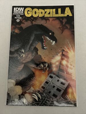 Godzilla # 1 Art Adams Variant cover IDW 2011 Comic Book-image