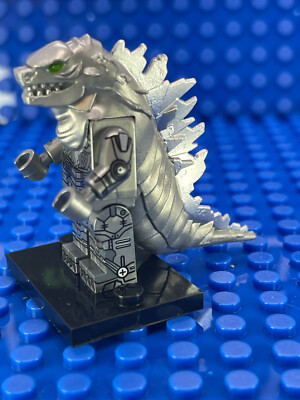 Custom PAD Printed LEGO SHOGUN WARRIORS Godzilla MECHAGODZILLA Minifigure-image