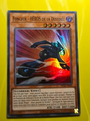 Destiny HERO - Dasher●YUGIOH●OP18●2022●SUPER RARE●FRENCH●NM●09032-image