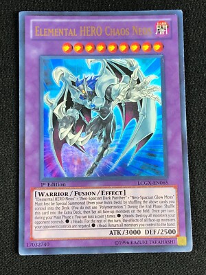 YUGIOH ELEMENTAL HERO CHAOS NEOS LCGX-EN065 1ST ULTRA (MP)-image