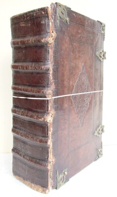 1738 BIBLE in DUTCH ILLUSTRATED w/ MAPS MASSIVE FOLIO in DUTCH antique BIBLIA-image