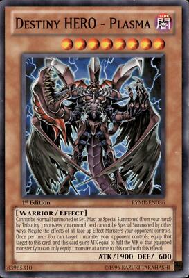 Yu-Gi-Oh! Destiny HERO - Plasma RYMP-EN036 Common NM-image