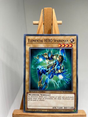 Elemental HERO Sparkman - 1st Edition SGX1-ENA04 - NM - YuGiOh-image
