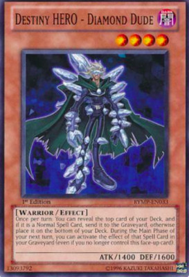 1X NM Destiny Hero - Diamond Dude - RYMP-EN033 - Common 1st Edition yugioh-image