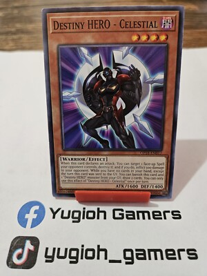 Yu-Gi-Oh Destiny Hero Celestial OP18 Common Light Played -image
