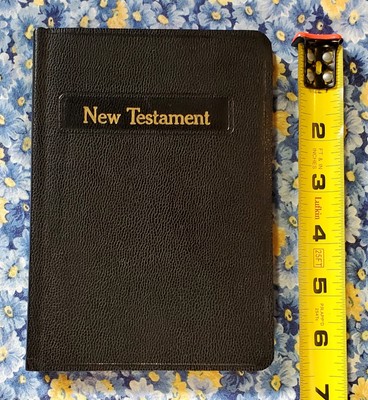 New Testament,  American Bible Society, ABS, 1960, Leather (Faux?)-image