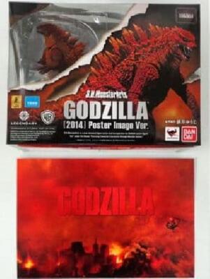 Bandai S.H.MonsterArts Monster Arts Godzilla 2014 Poster image ver. Figure Japan-image
