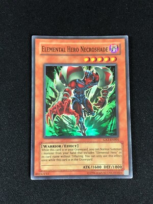 YUGIOH ELEMENTAL HERO NECROSHADE GX1-EN001 SUPER PLAY/EDGEWARE-image