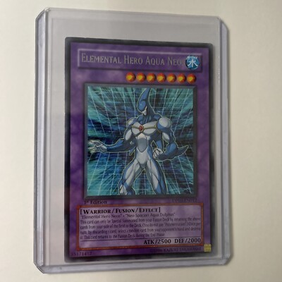 Yugioh! Elemental Hero Aqua Neos - DP03-EN012 - Rare 1st Edition NM-Mint-image