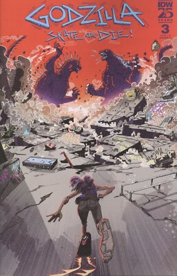 Godzilla: Skate or Die #3 Cover A (Joyce) VF/NM IDW HOHC 2024-image