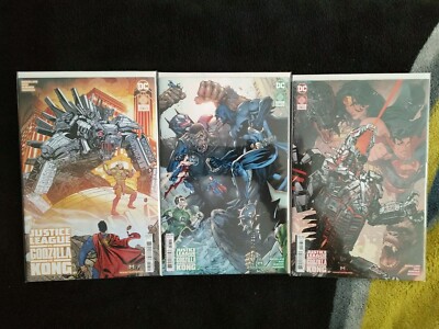 Justice League Vs. Godzilla Vs. Kong #7 (DC Comics July 2024) Cover A, B, C.-image
